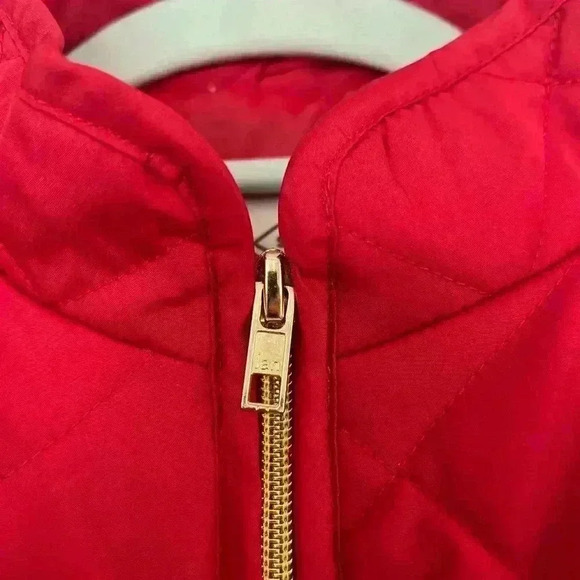 St. John’s Bay Red Quilted Puffer Vest – Women’s Size M - Picture 3 of 11